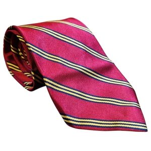 New Brooks Brothers USA Red Silk Tie Preppy Old Money Academia Business Office